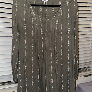 Sonoma long sleeve tassel blouse XL